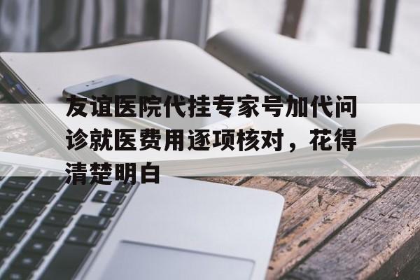 友谊医院代挂专家号加代问诊就医费用逐项核对，花得清楚明白的简单介绍